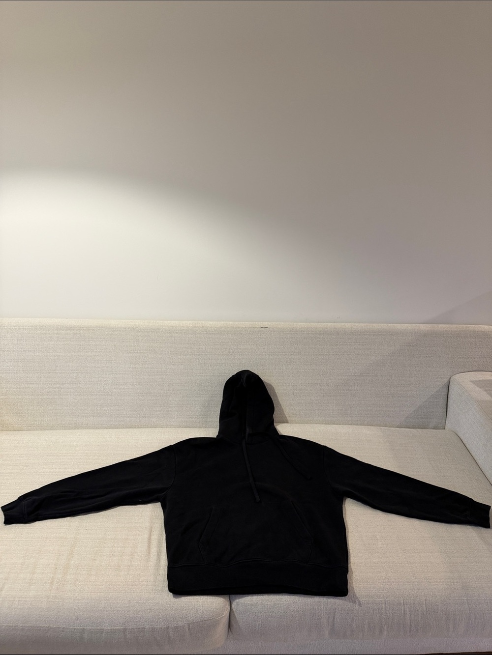 Zara Black Crewneck Hoodie Sweater